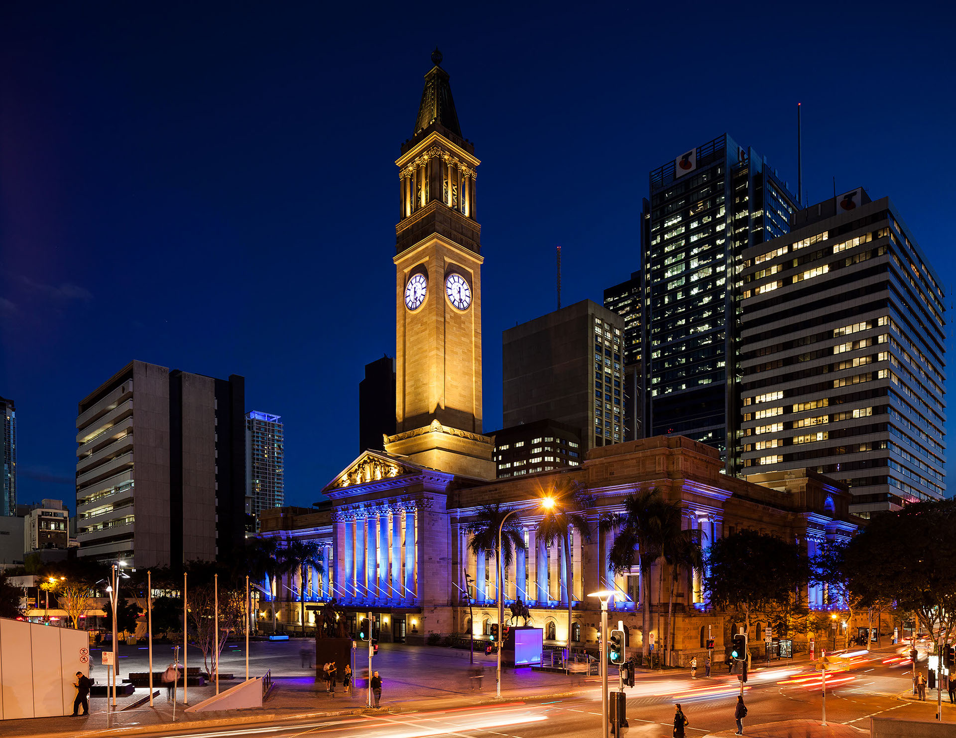 Brisbane City Hall illumination – Case study